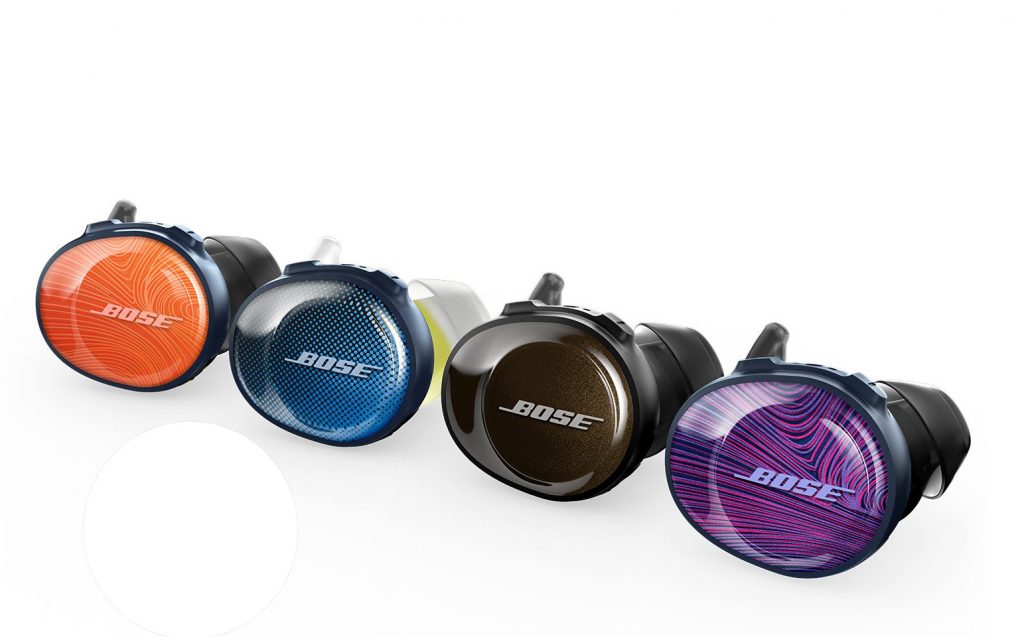 Bose SoundSport, ecouteurs en différentes couleurs