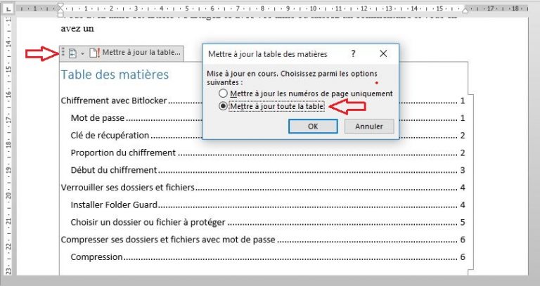 Comment Créer Une Table Des Matières Automatique Sur Word