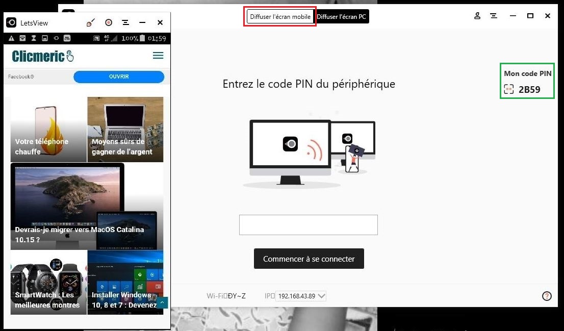 Contrôler un PC/Ordi à distance avec un téléphone Andoid et iOS