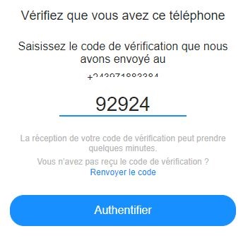 Vérification du code de confirmation Yahoo