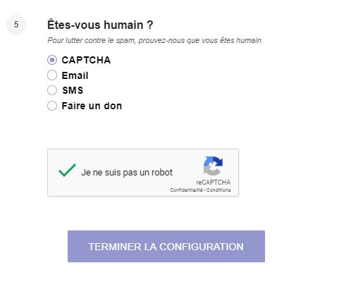 Test RECAPTCHA 