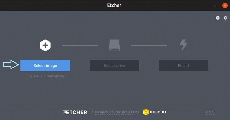 Etcher pour créer un USB bootable Linux