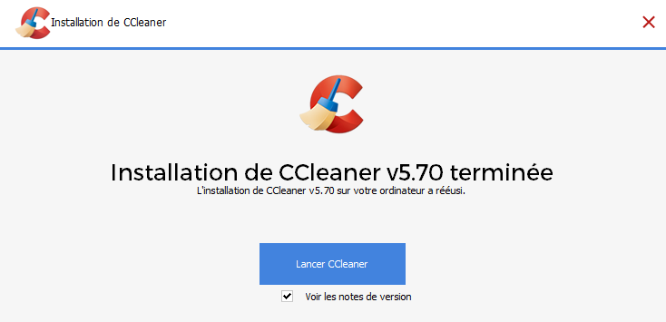 Installation de CCleaner Professionnel