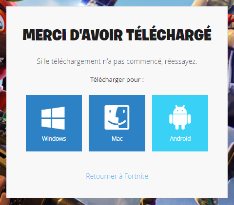 Télécharger Fortnite pour Pc et Mac