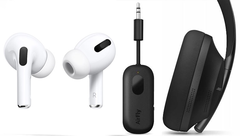 Connecter AirFly Pro aux AirPods ou casque Bluetooth