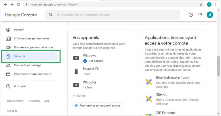 Déconnecter Compte Google De Tous Les Appareils