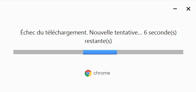 Interruption du téléchargement 