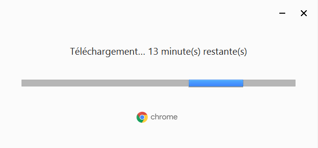 Téléchargement de Google Chrome