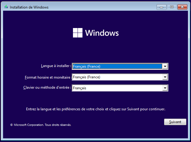 Installer Windows 11 sans TPM 2.0