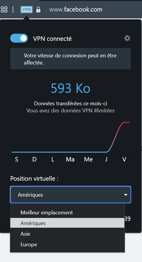 Changer l'adresse IP et la position virtuelle