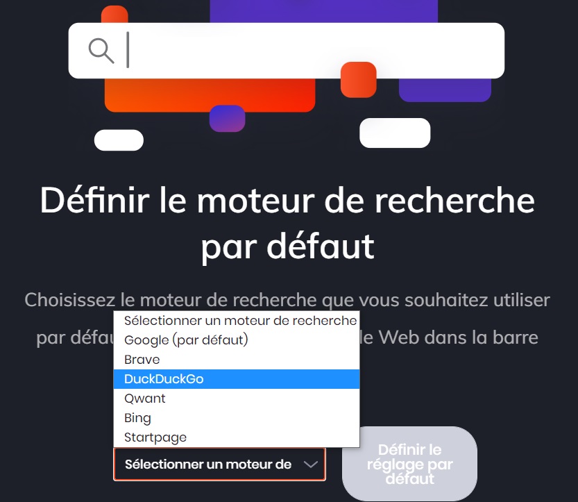 Définir un moteur de recherche