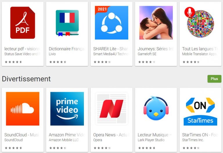 Télécharger Google Play Store APK gratuit pour mobile Android