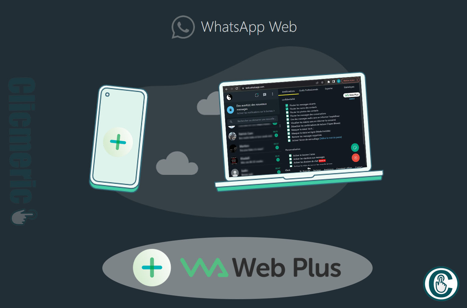 Installer, Utiliser WA Web Plus pour WhatsApp
