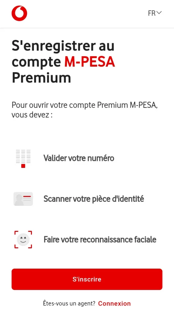 eKYC M-Pesa en ligne Enregistrement